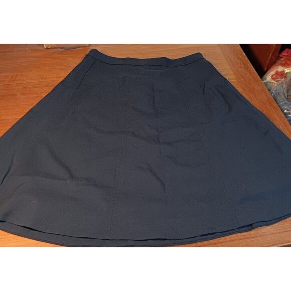 Downeast Women Black Formal Skirt M Flowy Syle - Picture 1 of 5